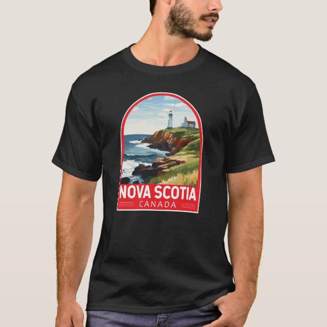 Camiseta Nueva Escocia Canadá Viaje de arte (Anverso)