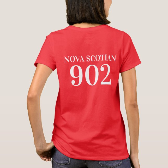 Camiseta Nueva Escocia T-Shirt Nueva Escocia 902 (Reverso)