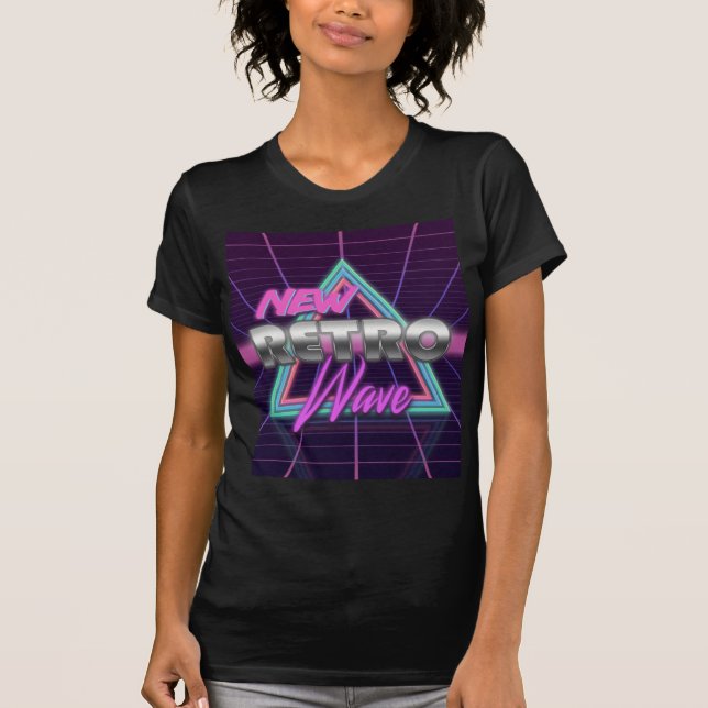 Camiseta Nueva estética retra de la onda 80s Vaporwave (Anverso)