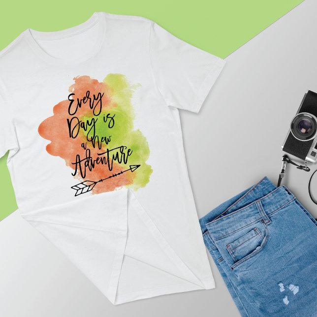 Camiseta Nueva flecha de tinta de cita de aventuras (Subido por el creador)