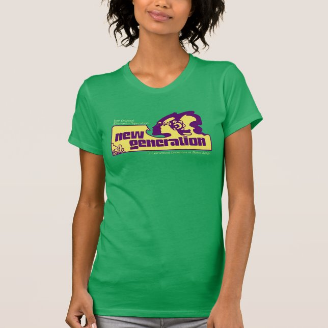 Camiseta ¡Nueva generación en colores del carnaval! (Anverso)