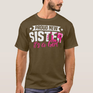 Camiseta Nueva hermana graciosa de Retro Orgullosa, es un g