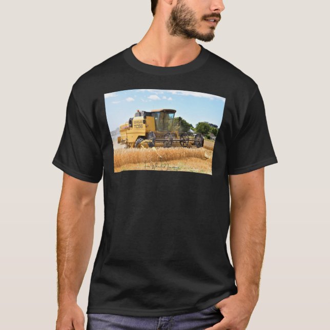Camiseta Nueva Holanda combina cosecha por cuatro granjas d (Anverso)