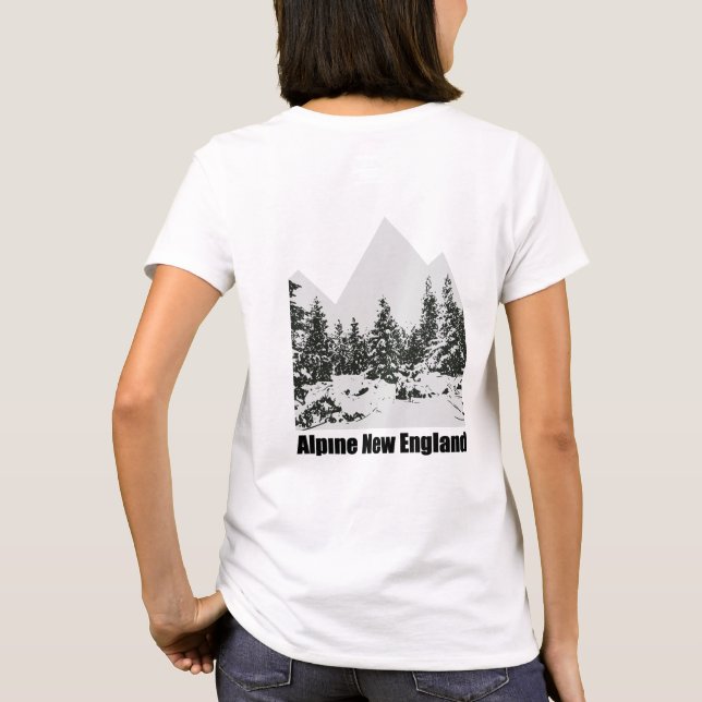Camiseta Nueva Inglaterra alpina (Reverso)