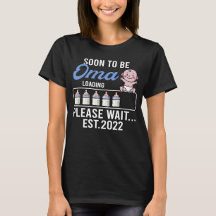 Camiseta Nueva Invitación de embarazo de abuela divertida p