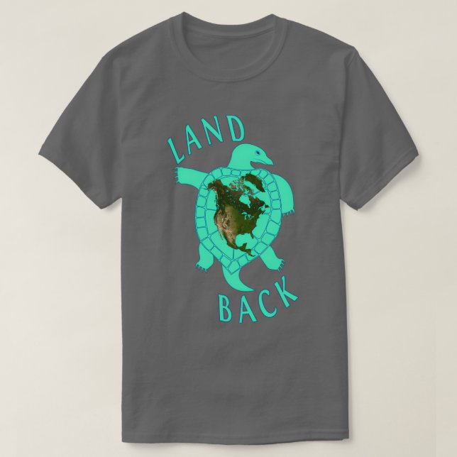 Camiseta Nueva isla de tortugas de tierra (Diseño del anverso)