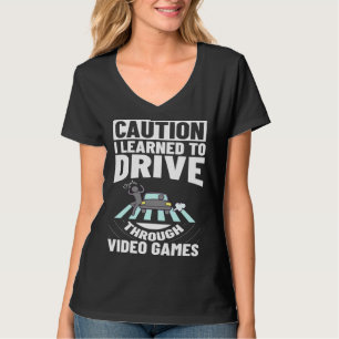 Camiseta Nueva Licencia de Conducir Permiso de Conducir Pru