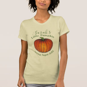 Camiseta Nueva llegada de la calabaza Baby Shower otoño oto
