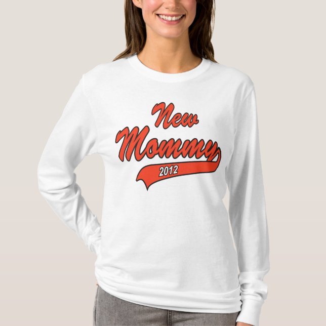 Camiseta Nueva mamá 2012 (Anverso)