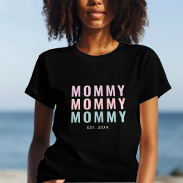 Camiseta Nueva mami establecida y Día de la Madre