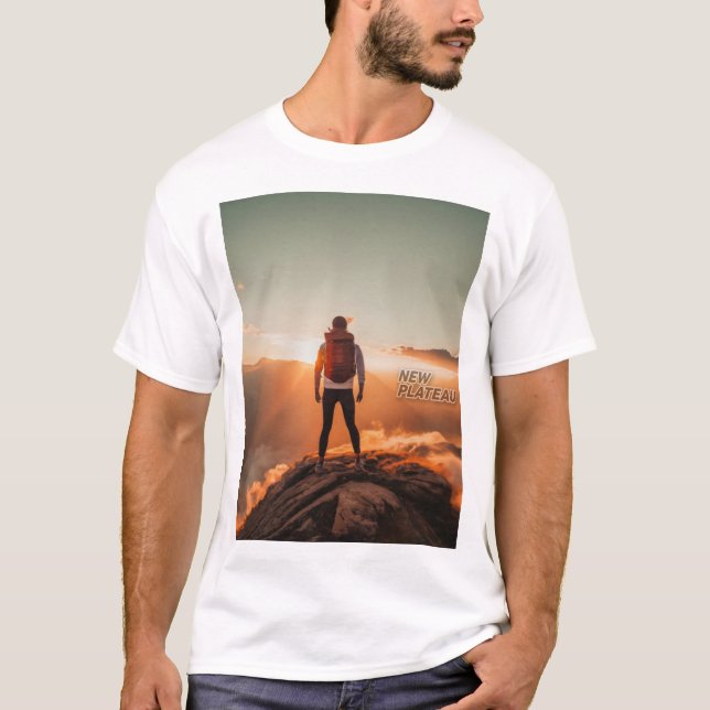 Camiseta Nueva marca de meseta (Anverso)