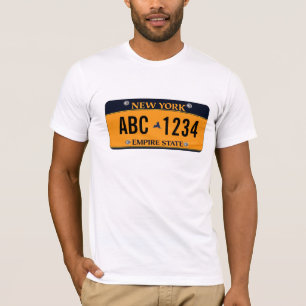 Camiseta Nueva matrícula *Customized del vehículo de Nuev