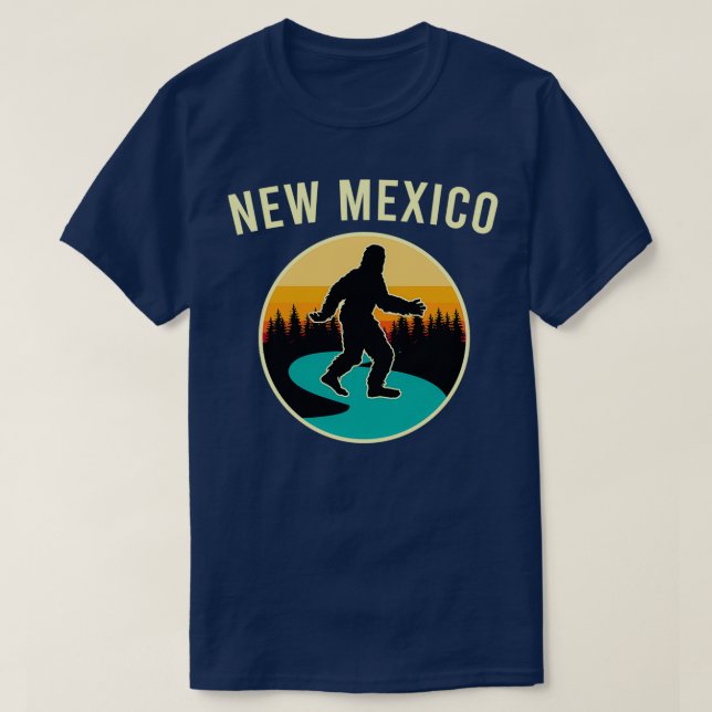 Camiseta Nueva México Caza de Pie Grande Sasquatch Hunter S (Diseño del anverso)