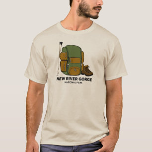 Camiseta Nueva mochila del parque nacional del desfiladero 