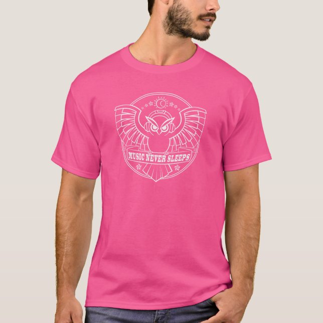Camiseta Nueva MÚSICA DE Diseño NUNCA DORMITE ZIP UP Best S (Anverso)