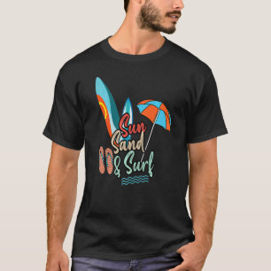 Camiseta Nueva ola de vacaciones de relajación en la playa 