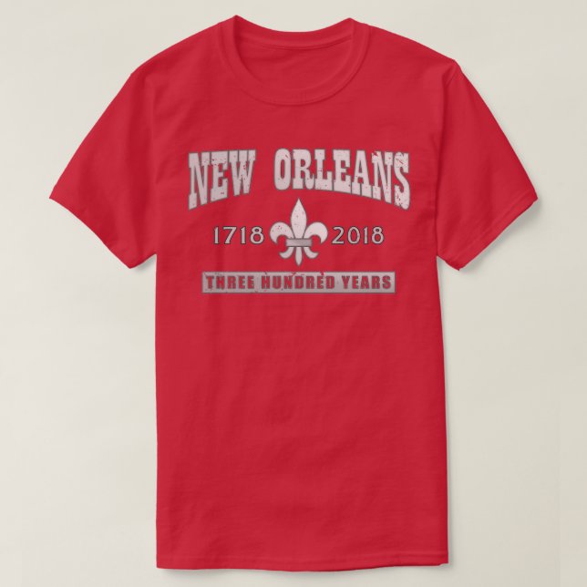 Camiseta Nueva Orleans 300 Aniversario (Diseño del anverso)