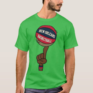 Camiseta Nueva Orleans Baloncesto Finger Spin