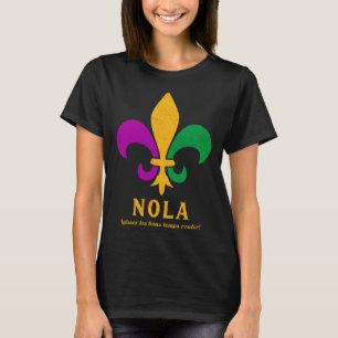 Camiseta Nueva Orleans Dejad que los buenos tiempos rueden