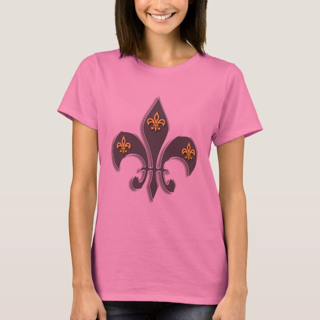 Camiseta Nueva Orleans Fleur de lis (Anverso)
