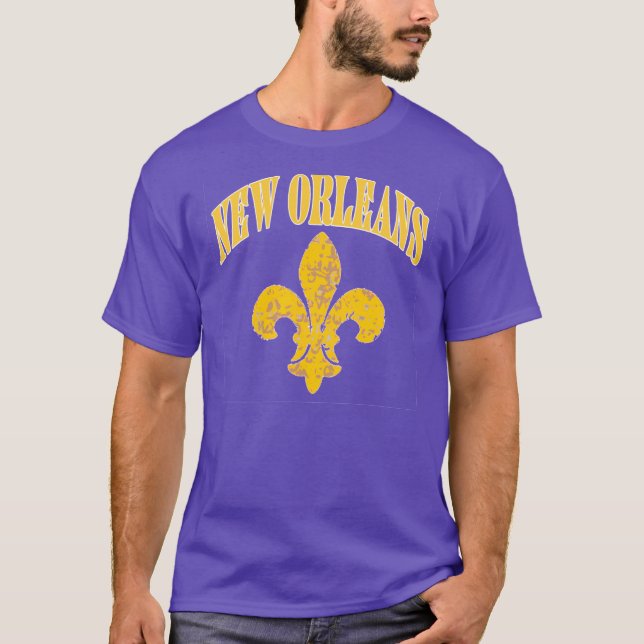 Camiseta Nueva Orleans Fleur De Lis (Anverso)
