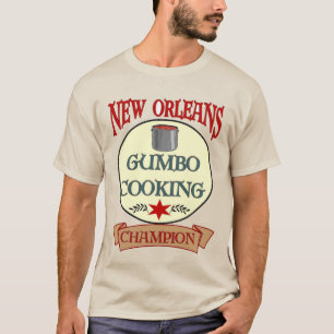 Camiseta Nueva Orleans Gumbo Champ de cocina