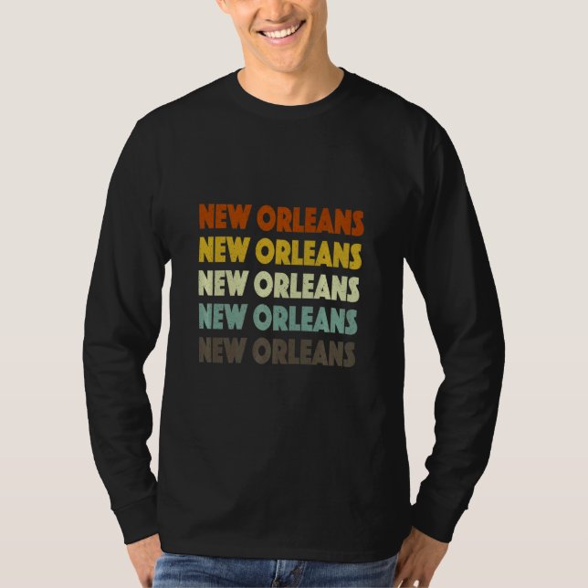 Camiseta Nueva Orleans Louisiana American La Usa Hometown R (Anverso)