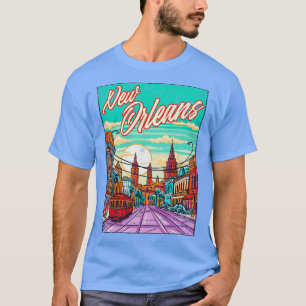 Camiseta Nueva Orleans Louisiana Art TShirt