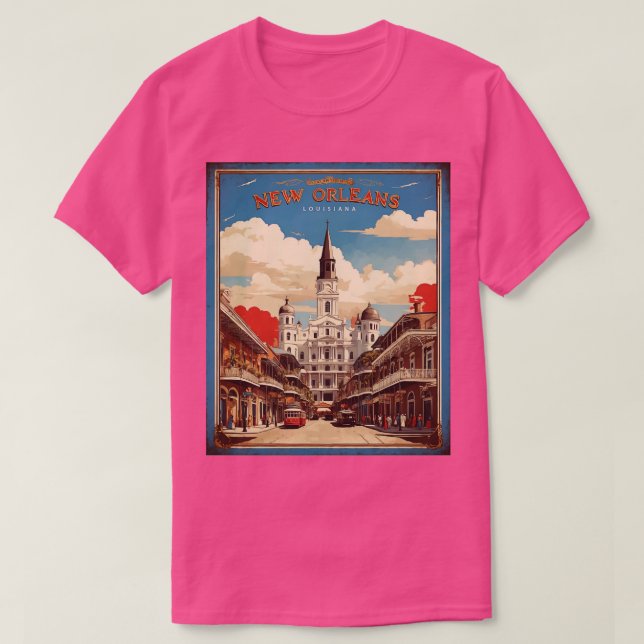 Camiseta Nueva Orleans Louisiana Estados Unidos de América  (Diseño del anverso)
