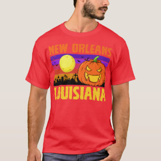 Camiseta Nueva Orleans Louisiana Feliz Fiesta de Halloween 