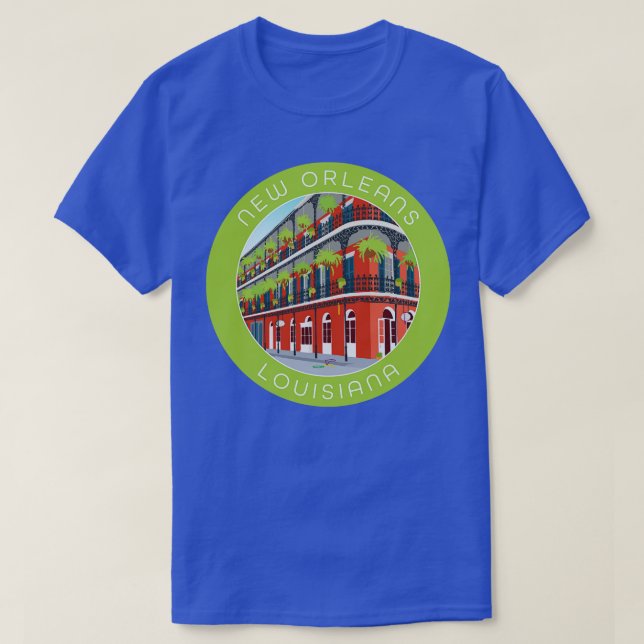 Camiseta Nueva Orleans Louisiana TShirt - 1 (Diseño del anverso)