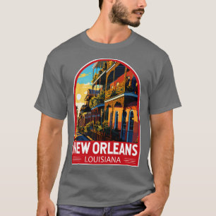 Camiseta Nueva Orleans Louisiana Viajes Emblem TShirt
