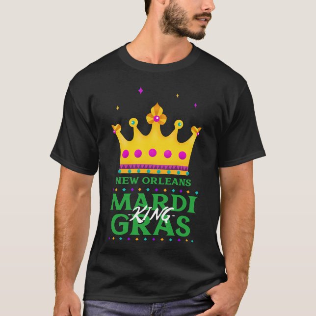 Camiseta Nueva Orleans Mardi Gras King Shirt (Anverso)