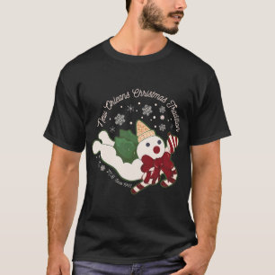 Camiseta Nueva Orleans Sr. Bingle Navidades Tradición Snowm