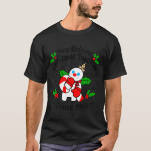 Camiseta Nueva Orleans Sr Bingle Tradición de Navidad Muñec