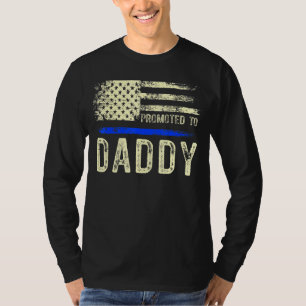 Camiseta Nueva Primera Vez Que Papá Es Papi Policía.