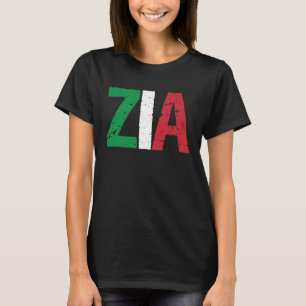 Camiseta Nueva tía italiana Zia Orgullosa italiana norteame
