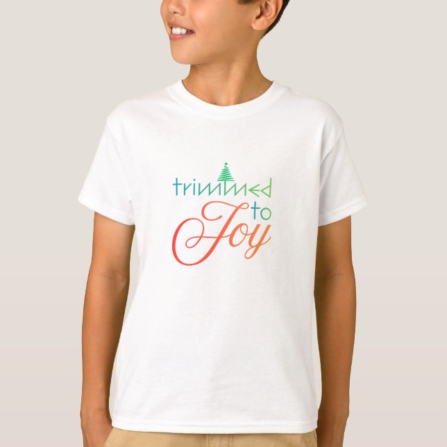 Camiseta nueva 'Trimmed to Joy' (Anverso)