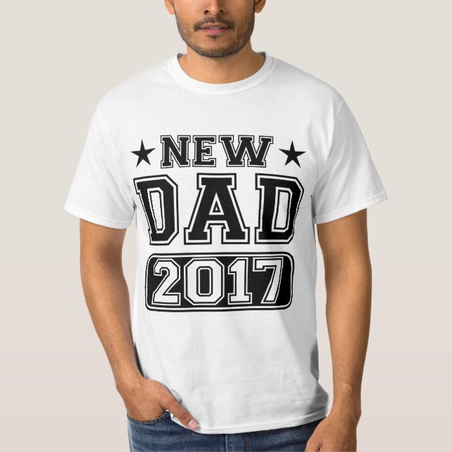 Camiseta Nueva tripulación de papá 2017 (Anverso)