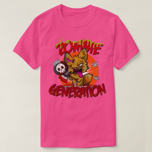 Camiseta Nueva versión ZOMBIE fox (Diseño del anverso)