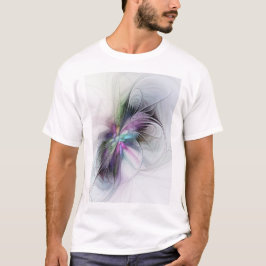 Camiseta Nueva vida, colorida abstracción de fantasía artís