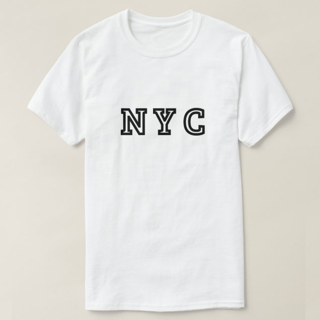 Camiseta Nueva York (Diseño del anverso)