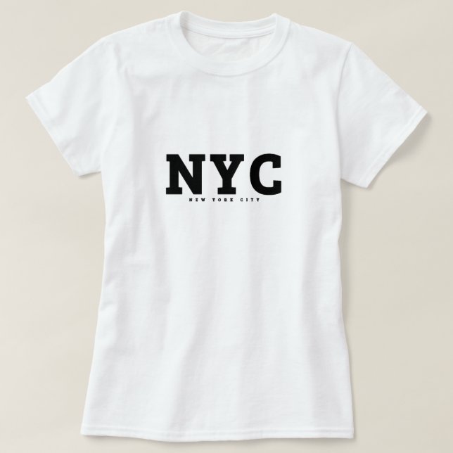 Camiseta Nueva York (Diseño del anverso)