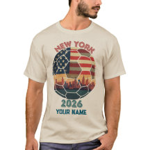Nueva York 2026 Fútbol Personalizado Bandera de EE