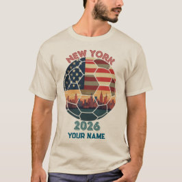Camiseta Nueva York 2026 Fútbol Personalizado Bandera de EE