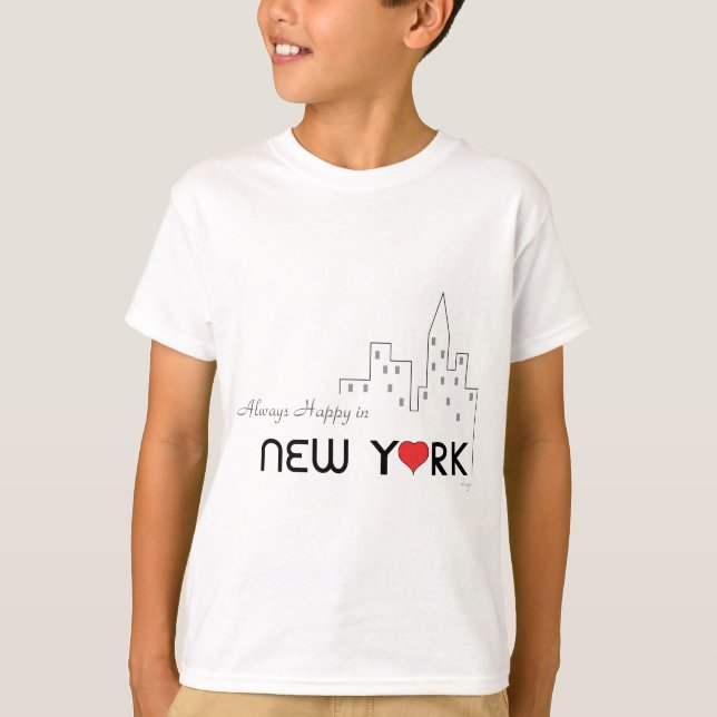 Camiseta Nueva York, amor, corazón, Guay (Anverso)