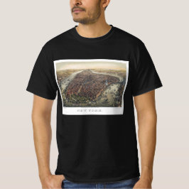 Camiseta Nueva York antigua, Manhattan, puente de Brooklyn