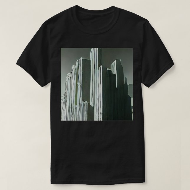 Camiseta Nueva York art deco dystopian 13 (Diseño del anverso)