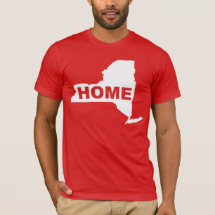 Camiseta Nueva York casa lejos de casa T's Tees T-Shirts
