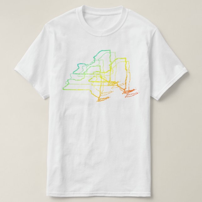 Camiseta nueva york chill blur (Diseño del anverso)